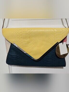 Nila Anthony Envelope Clutch (Style 20295 Navy)